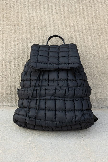 Womens Stevie Quilted Puffer Backpack | Zarnesh