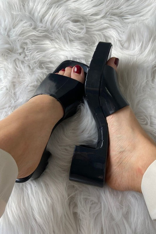 Women Versatile Rose Slip On All Day Comfortable Block Heels Zarnesh