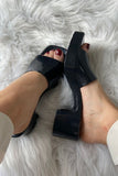 Women Versatile Rose Slip On All Day Comfortable Block Heels Zarnesh