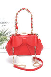 Women Bow Tie Top Handle Convertible Swing Bag Zarnesh
