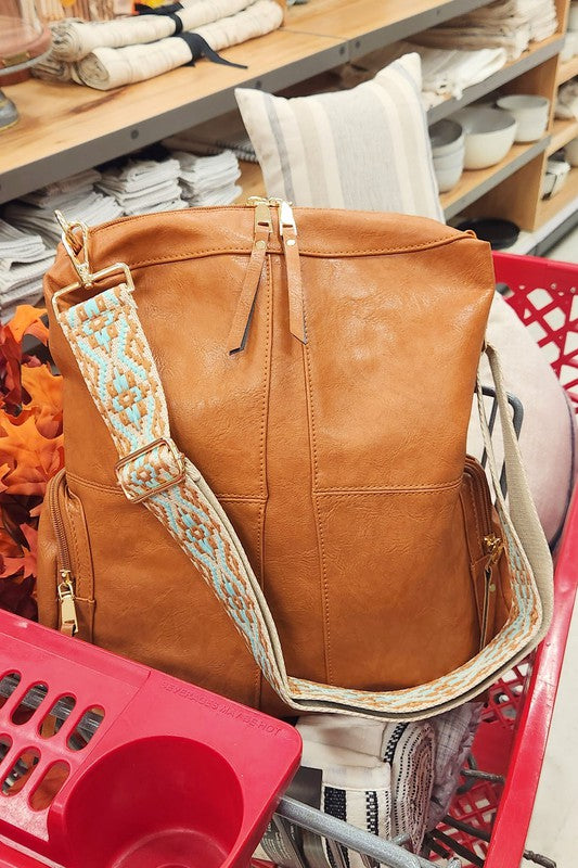 Women Charis Convertible Vegan Leather Backpack 2 Straps | Zarnesh