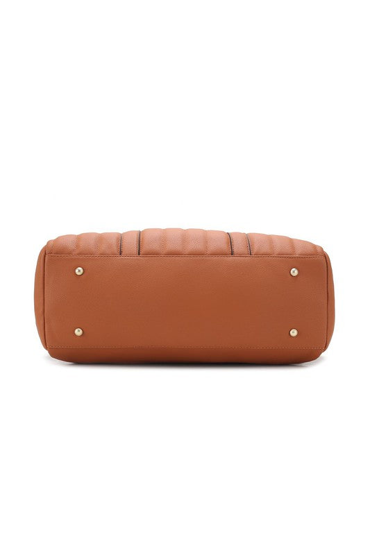  MFK Collection Luana Quilted Duffle Bag by Mia K - Elevate Your Travel Style | Zarnesh