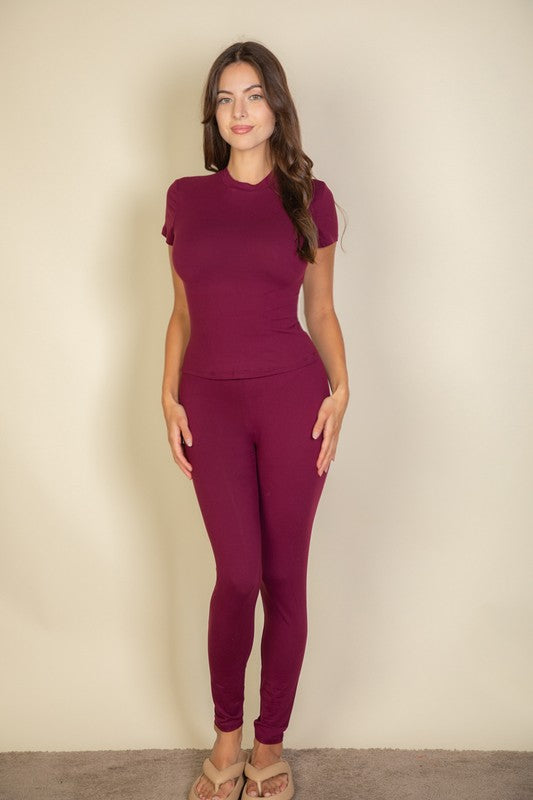 Women Short Sleeve Slim Fit Round Neck Waist Length T-Shirt | Zarnesh