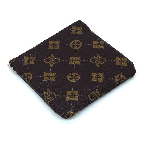Women CM Monogram Spring Zip 2-in-1 Coin Purse | Zarnesh - Zarnesh