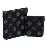 Women CM Monogram Spring Zip 2-in-1 Coin Purse | Zarnesh