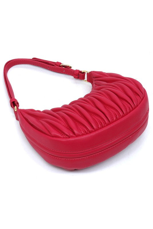 Womens Chevron Quilted Shoulder Hobo Bag | Zarnesh