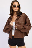 Women’s Chintz Textured Knit Crop Jacket | Zarnesh