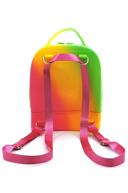 Women’s Clear Transparent Jelly Candy Backpack | Zarnesh