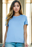 Women Flattering Fit Round Neck Short Sleeve T Shirt | Zarnes