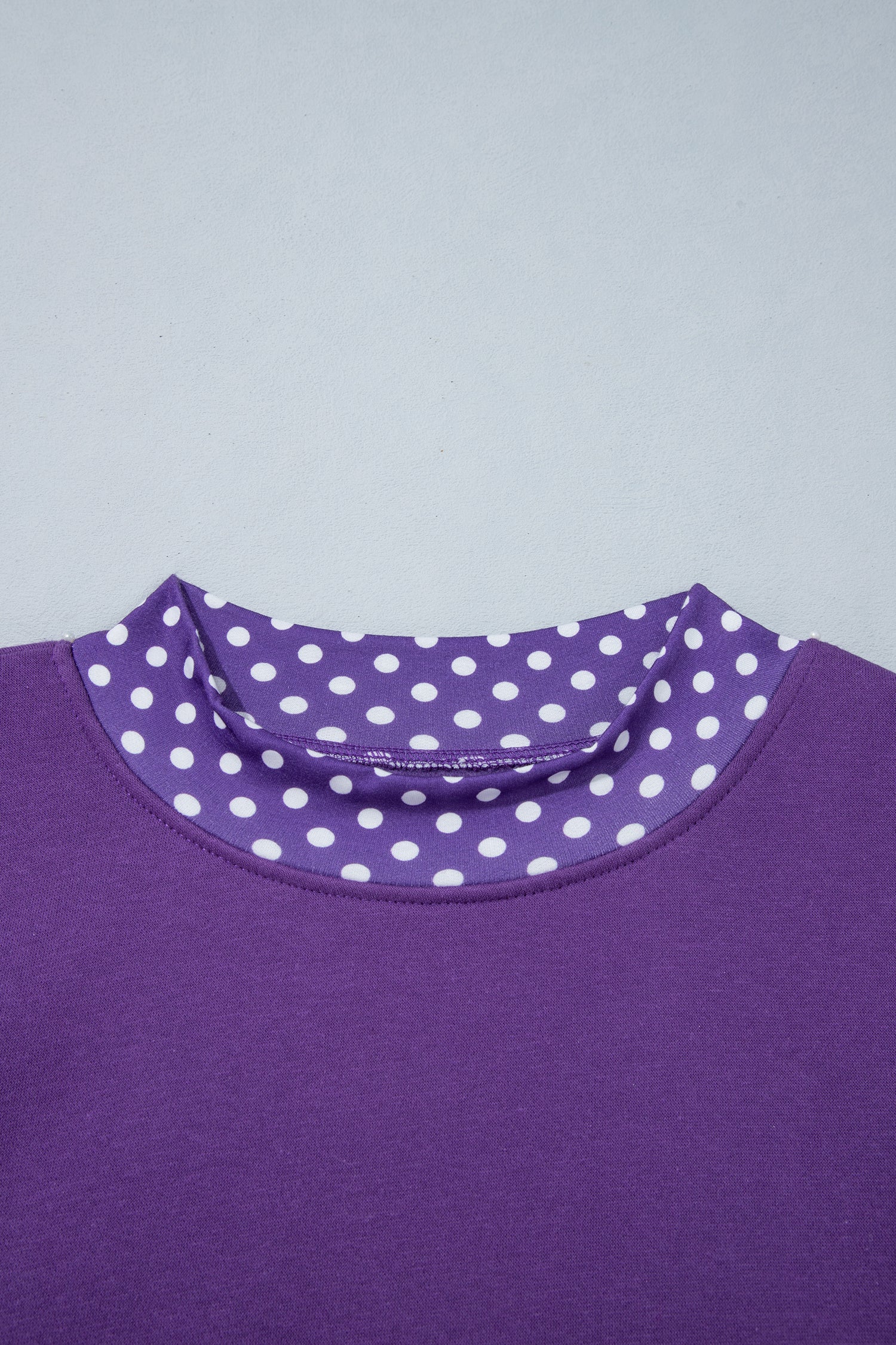 Women Colorblock Oversized Dot Layered Sweatshirt | Zarnesh