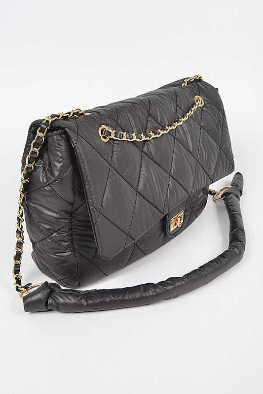 Women Convertible Rhinestone Iconic Top Handle Crossbody Bag Zarnesh