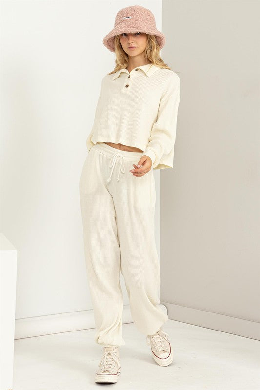 Women Days Off Waistband High Waisted Sweatpants | Zarnesh