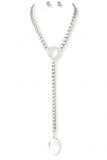 Women’s Crystal Teardrop Iconic Necklace Set | Zarnesh