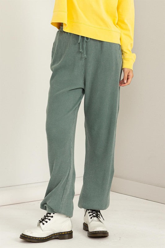 Women Days Off Waistband High Waisted Sweatpants | Zarnesh