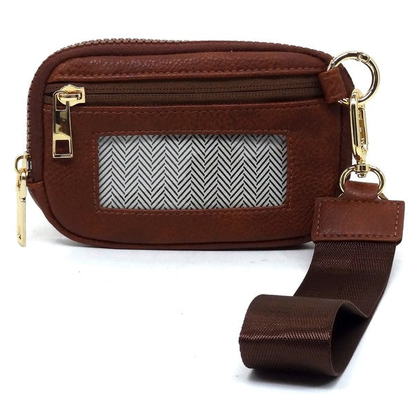 Women Faux Vegan Leather Wristle Zarnesh