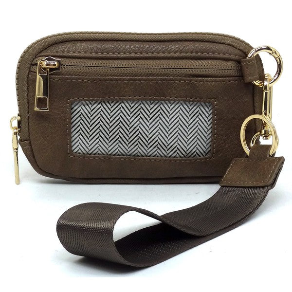  Women Faux Vegan Leather Wristle Zarnesh