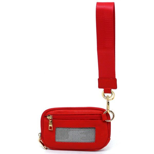  Women Faux Vegan Leather Wristle Zarnesh