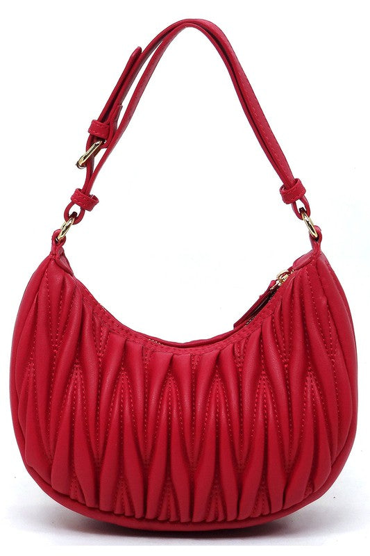 Womens Chevron Quilted Shoulder Hobo Bag | Zarnesh