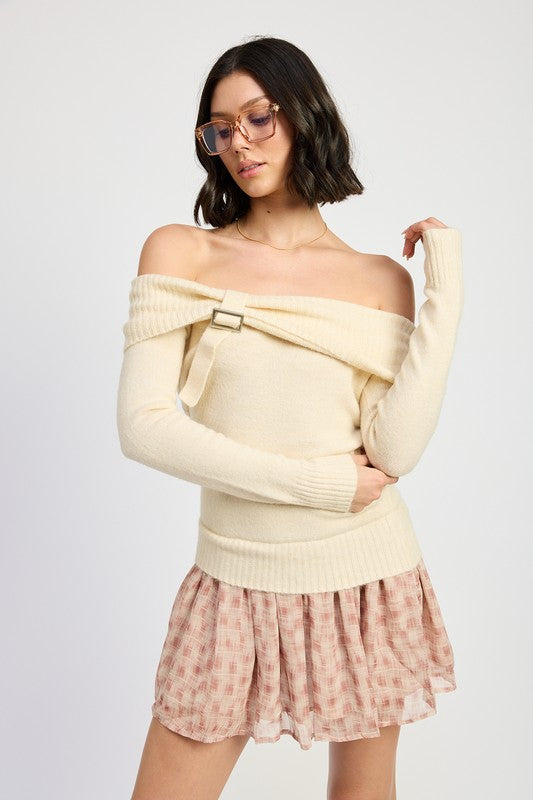 Women Fully Lined Ease Of Movement Off Shoulder Mini Dress Zarnesh