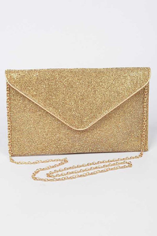 Womens Rhinestone Statement Envelope Clutch Bag | Zarnesh