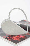 Women’s Heart Shape Rhinestone Handle Iconic Clutch | Zarnesh