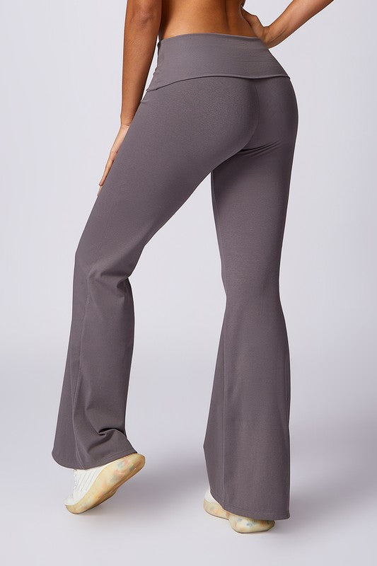 Women High-Waisted Hip-Lifting Flared Casual Sport Pants | Zarnesh