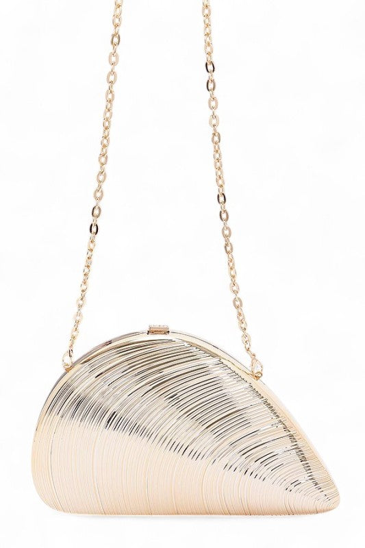 Women Iconic Clam Shell Acrylic Box Compact Clutch Zarnesh