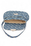 Womens LA Jacquard Denim Fashion Shoulder Bag |Zarnesh 