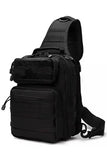 Womens Military Canvas Concealed Adjustable Sling Backpack Zarnesh