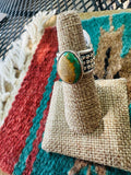 Women's Navajo Royston Turquoise & Sterling Silver Rings | Zarnesh