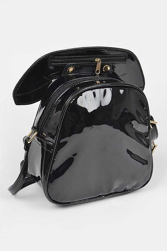 Women Patent Leather Phone Clutch Zarnesh