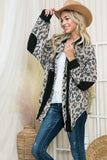 Women's Plaid Oversized Pockets Tunic Length Elbow Patch Shacket Zarnesh