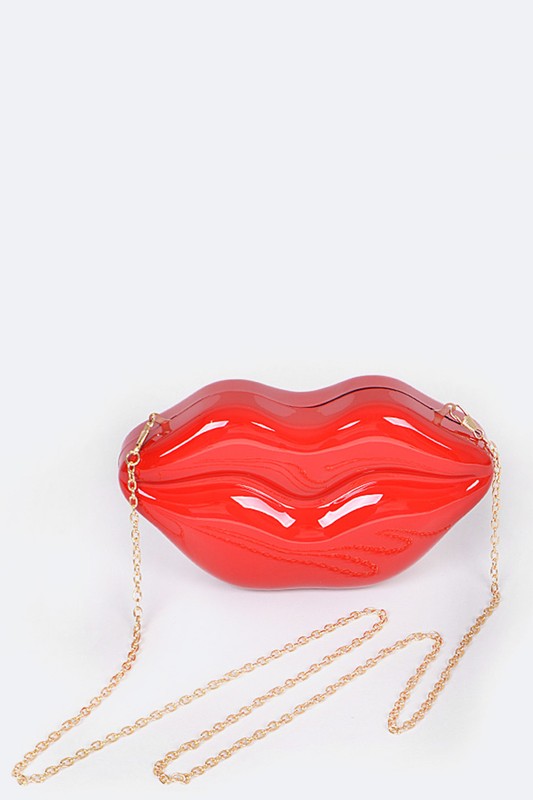 Women Lips Clutch Bag Zarnesh