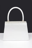 Women Rhinestone Bow Tie Iconic Top Handle Clutch Zarnesh