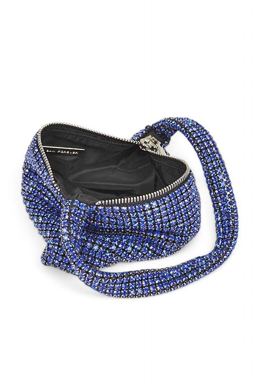 Women Rhinestone Iconic Rhinestone Evening Clutch Swing Bag | Zarnesh