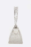 Women’s Rhinestone Top Handle Iconic Clutch Bag | Zarnesh