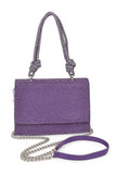 Women Rhinestone Top Handle Rhinestone Crossbody Bag | Zarnesh