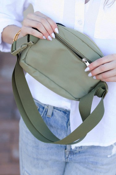 Womens Roam 2L Nylon Sling Belt Bum Fanny Bag | Zarnesh