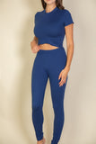 Women Short Sleeve Slim Fit Round Neck Waist Length T-Shirt | Zarnesh