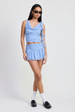 Women Sleeveless Ruffle Cowl Neckline Versatile Style Top Zarnesh