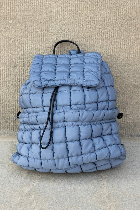 Womens Stevie Quilted Puffer Backpack | Zarnesh