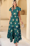 Women Strawberry Pink Full Length Relax Waistband Maxi Dress Zarnesh
