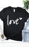Women Valentines Day Love Graphic Tee Shirt Zarnesh
