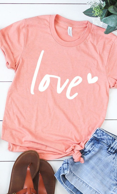 Women Valentines Day Love Graphic Tee Shirt Zarnesh