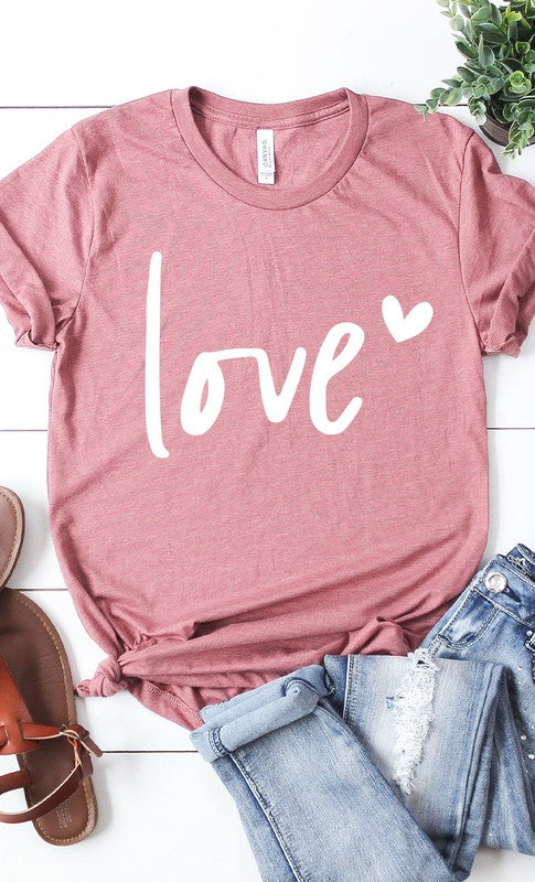 Women Valentines Day Love Graphic Tee Shirt Zarnesh