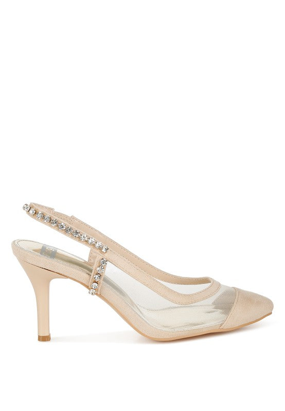 Women Yaga Stiletto Heel Slingback Stiletto Heel Sandals | Zarnesh