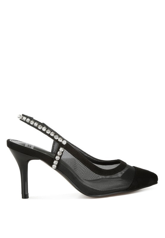 Women Yaga Stiletto Heel Slingback Stiletto Heel Sandals | Zarnesh