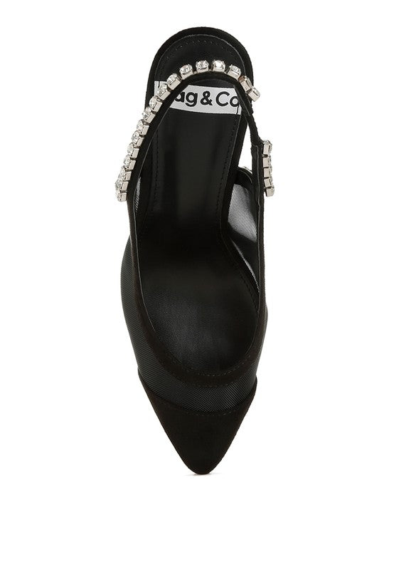 Women Yaga Stiletto Heel Slingback Stiletto Heel Sandals | Zarnesh