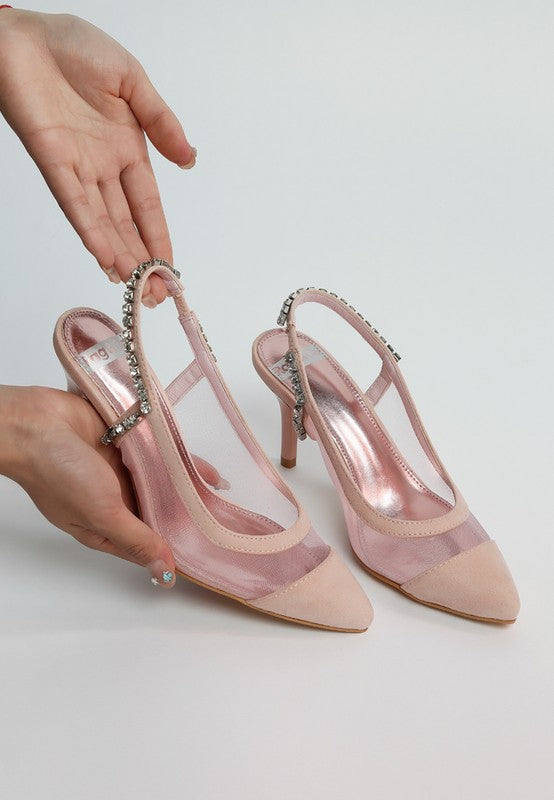 Women Yaga Stiletto Heel Slingback Stiletto Heel Sandals | Zarnesh