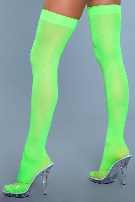 Women’s 1932 Opaque Nylon Thigh Highs by Be Wicked | Zarnesh